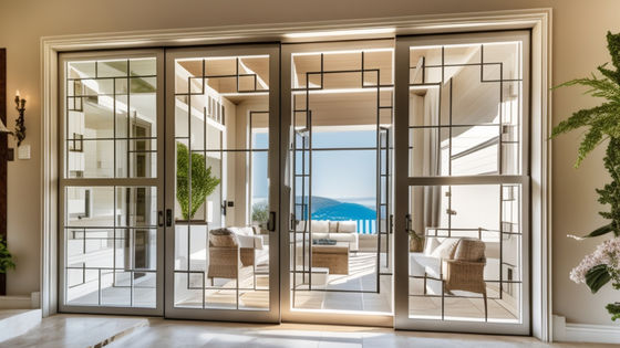 OEM Alumínio Quadro Porta Deslizante de Vidro Porta Deslizante de Alumínio insonorizado Patio