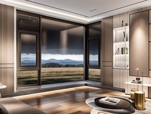 OEM Contemporâneo Alumínio Casement Windows Frame Personalizado
