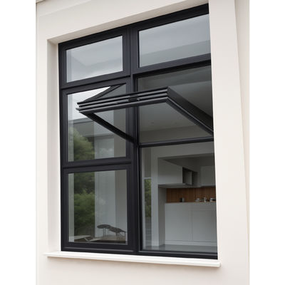 OEM / ODM Powder Coating Folding Glass Windows Alumínio Ligação para Negócios