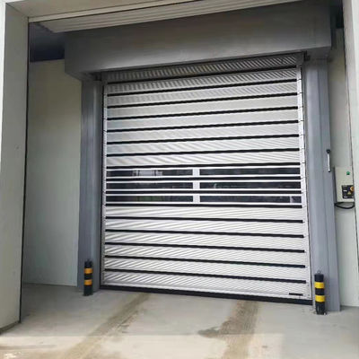 Porta de rolos de alumínio prateado Porta de rolos comercial ventilada