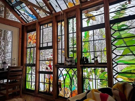 Soluções vibrantes de vidro de esmalte para decoração artística