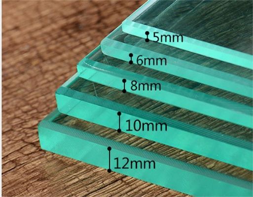 GP-001 Painéis de vidro temperado de segurança transparente 3 mm-19 mm