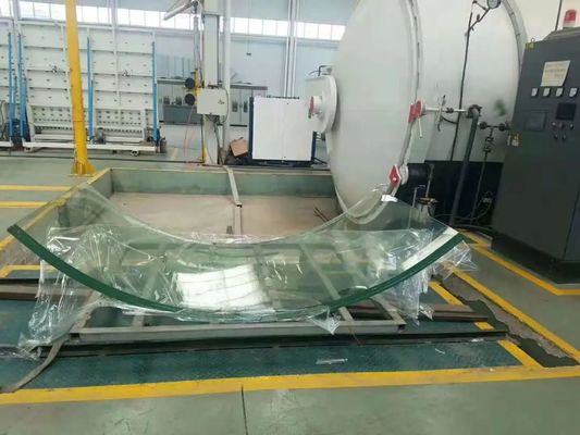 Vidro de segurança laminado temperado de cor cinza para proteção excepcional