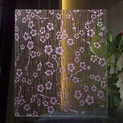 Vidro de segurança laminado temperado Vários tamanhos Materiais laminados excepcionais