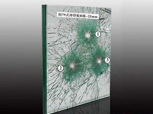 Vidro Curvo Plano Resistente a Bala Resistente ao Fogo e Proteção UV para Proteção Superior